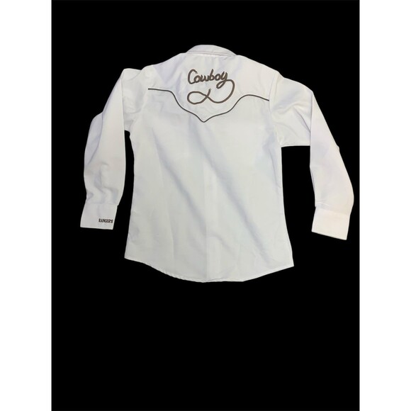 Embroidered Rangers cCowboy Western shirt - Picture 3 of 5